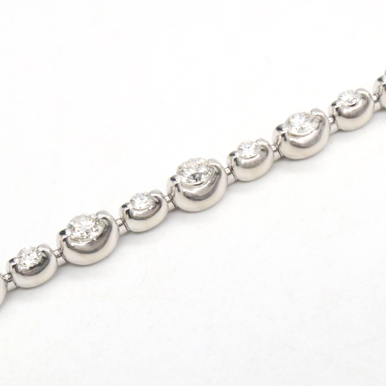 VENDOME ? AOYAMA ダイヤ ブレスレット ブレスレット K18WG（ホワイト 
