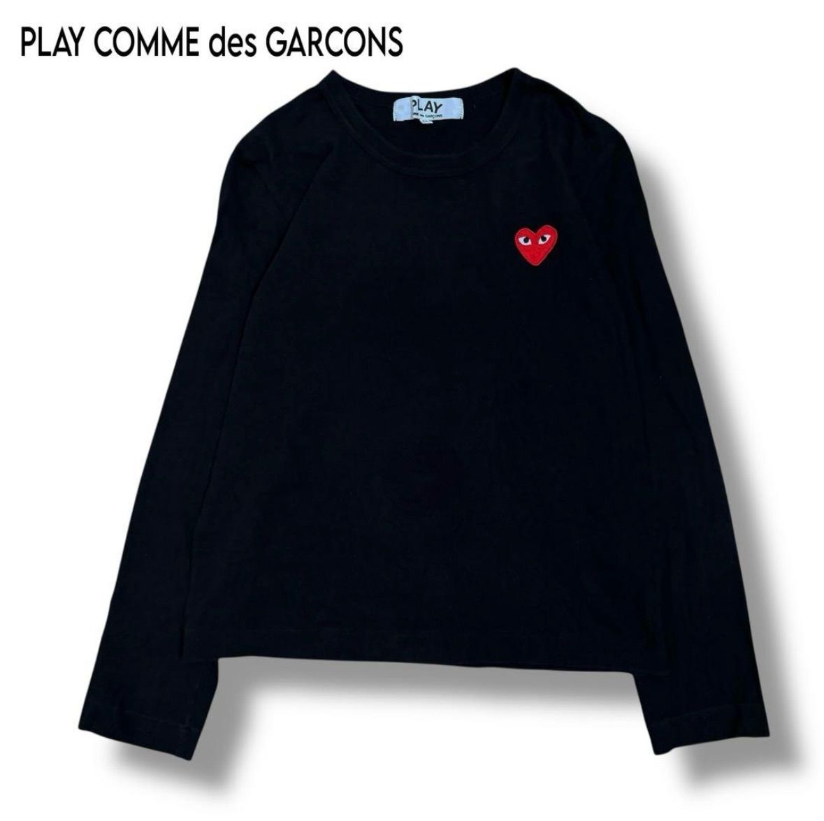 PLAY COMME des GARCONS ハート刺繍入りコットンカットソー