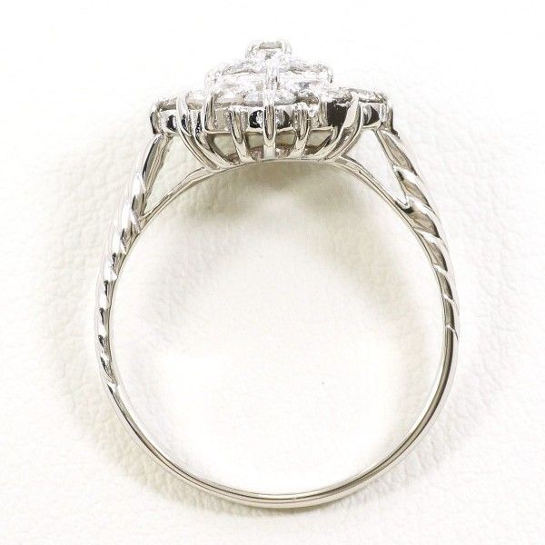 PT900 リング ring 指輪 11.5号 ダイヤ 1.00 カード鑑別書 総重量約4.6g