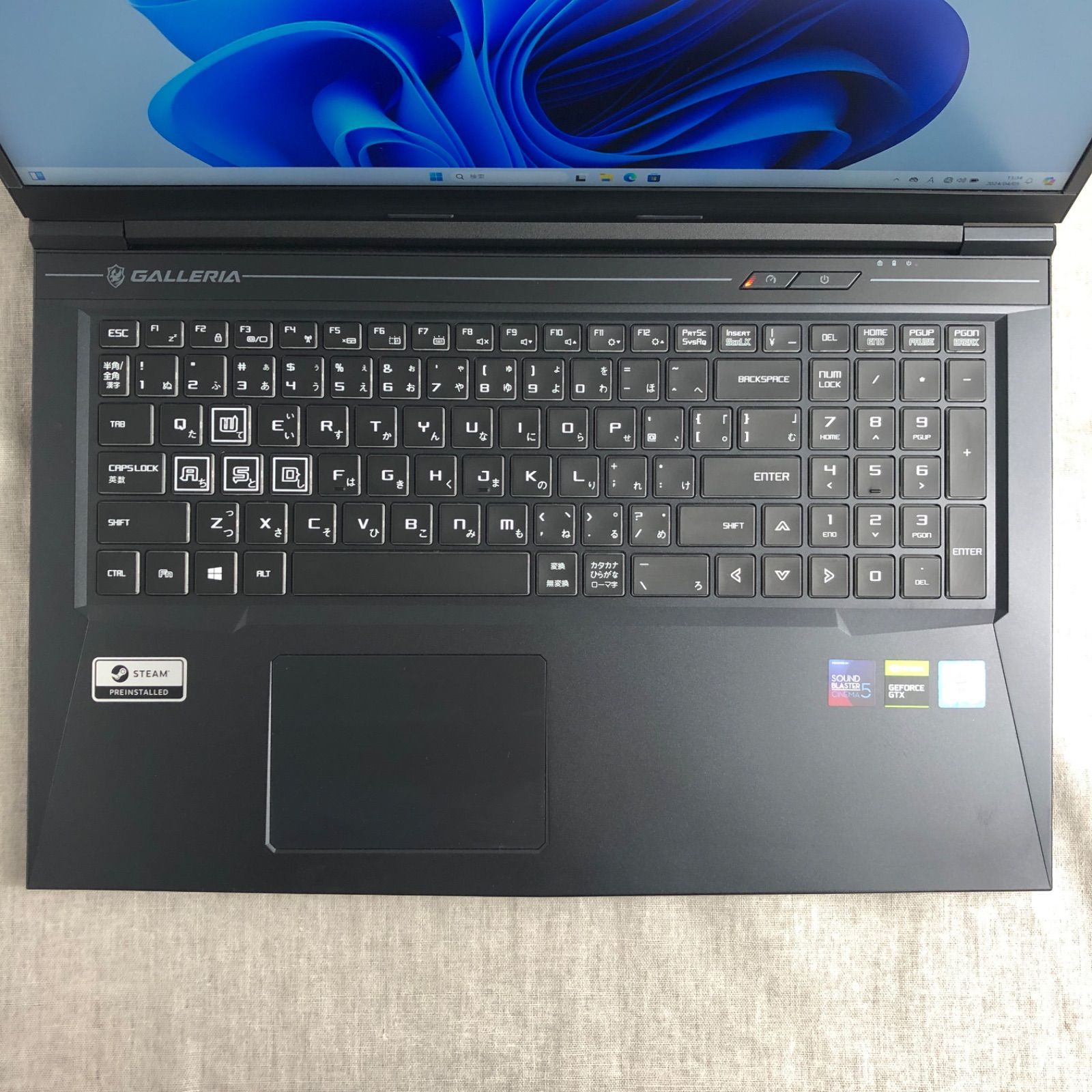 バッテリー良好】ゲーミングノートPC GALLERIA ガレリア GCR1650NF【i5 