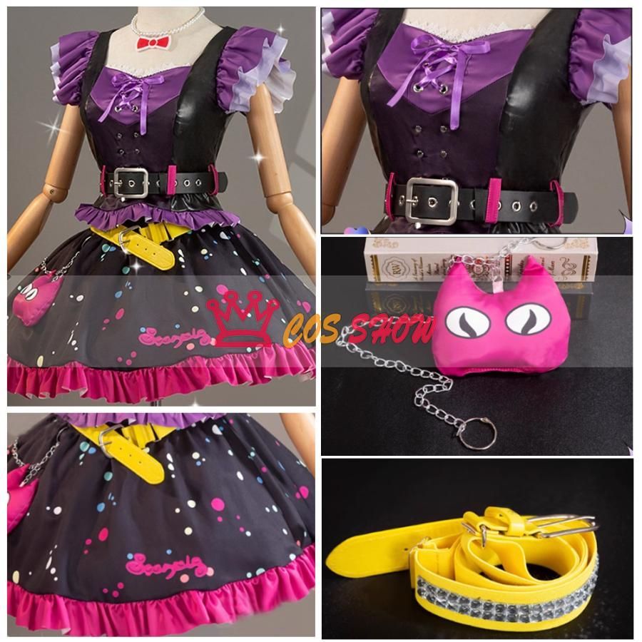 アイカツ 星宮いちご 悪魔ドレス コスプレ衣装 cosplay 仮装 髪飾り付き 日常服 イベント クリスマス ハロウィン ステージ 文化祭 学園祭 WWW_NOITHATQUANGTHANH_NET
