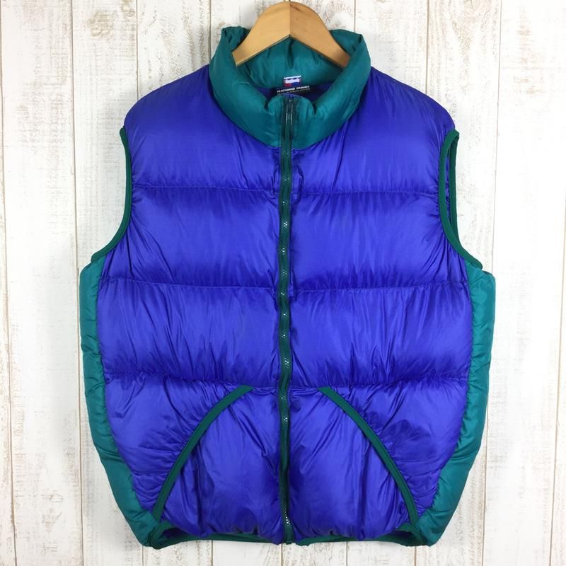 90s FEATHERED FRIEND Helios Vest ヘリオスベスト Men's L ブルー系】 Feathered Friends ( フェザードフレンズ
