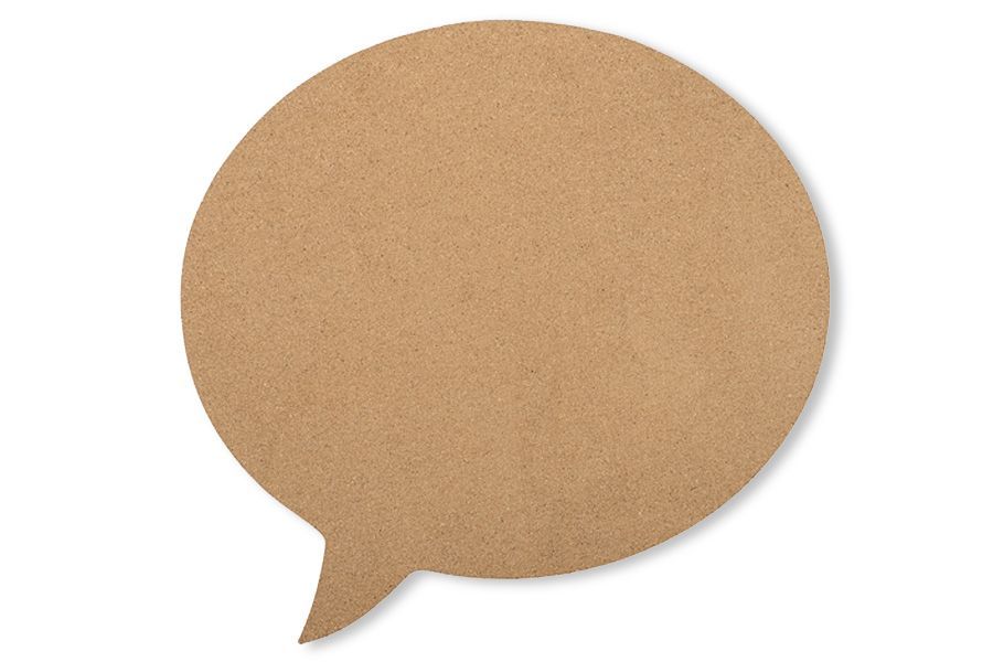 【在庫限り】【40%OFF】吹き出しモチーフの壁掛けコルクボード/15x56305288