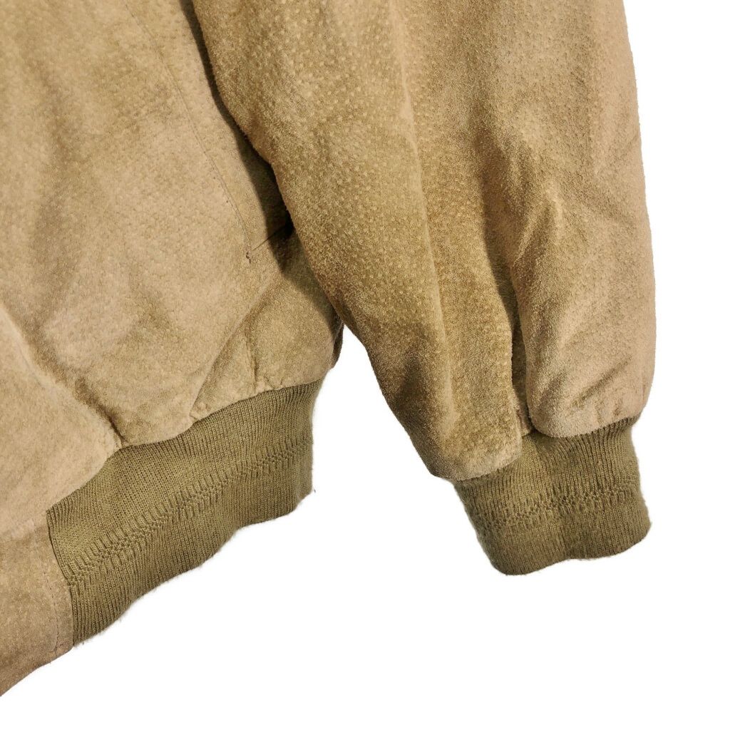 JOHN ASHFORD レザー ブルゾンジャケット ベージュ (メンズ M) 中古  