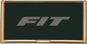 HONDA ホンダ FIT フィット ホンダ純正 ライセンスフレーム（She's専用/カラードタイプ）【 2012.05～次モデル】 | ナンバーフレーム ナンバープレートリム 車 ナンバー 枠 おしゃれ かっこいい ア