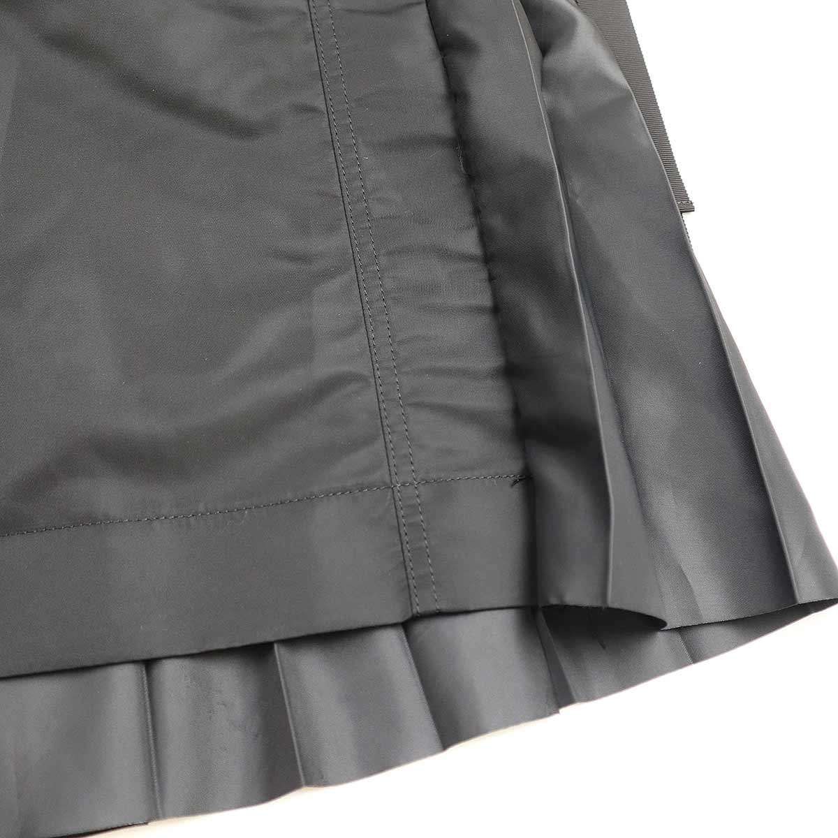sacai サカイ 24SS ドッキングナイロンミリタリープリーツ