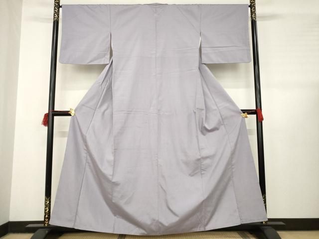 平和屋着物□極上 結城紬 奥順謹製 はたおり娘 手緒里 100亀甲 霞草花