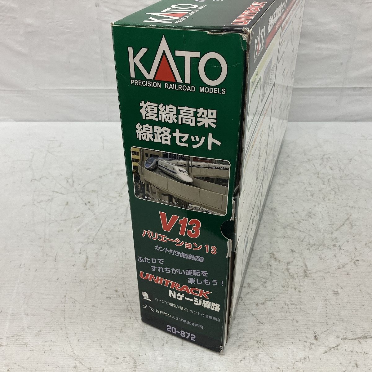 KATO 20-872 複線高架線路セット バリエーション13 カント付曲線線路 ユニトラック Nゲージ 鉄道模型 鉄道 模型 線路 N V13 中古 C9298733