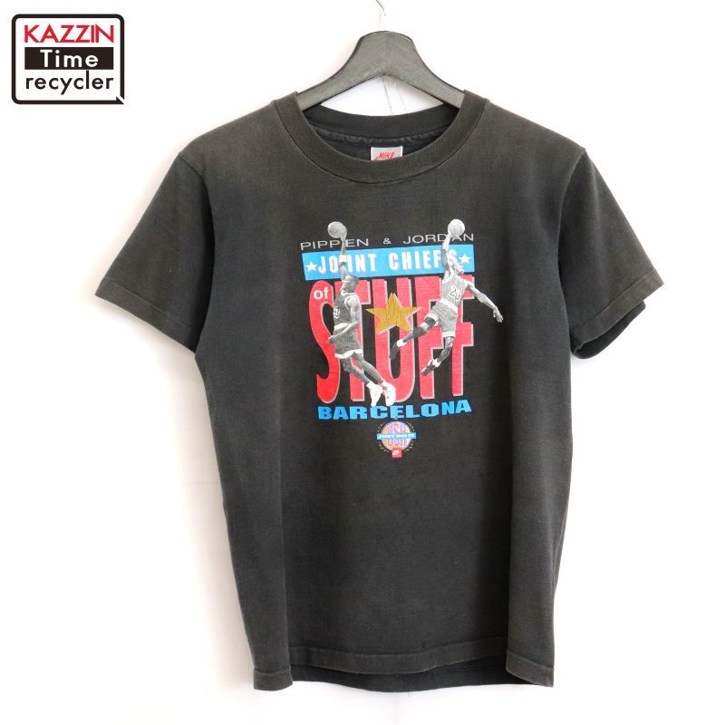 NIKE ジョーダン&ピッペン　ブルズ記念ヴィンテージＴシャツ 90s USA製 vintage NIKE NBA ピッペン ジョーダン PIPPEN JORDAN
