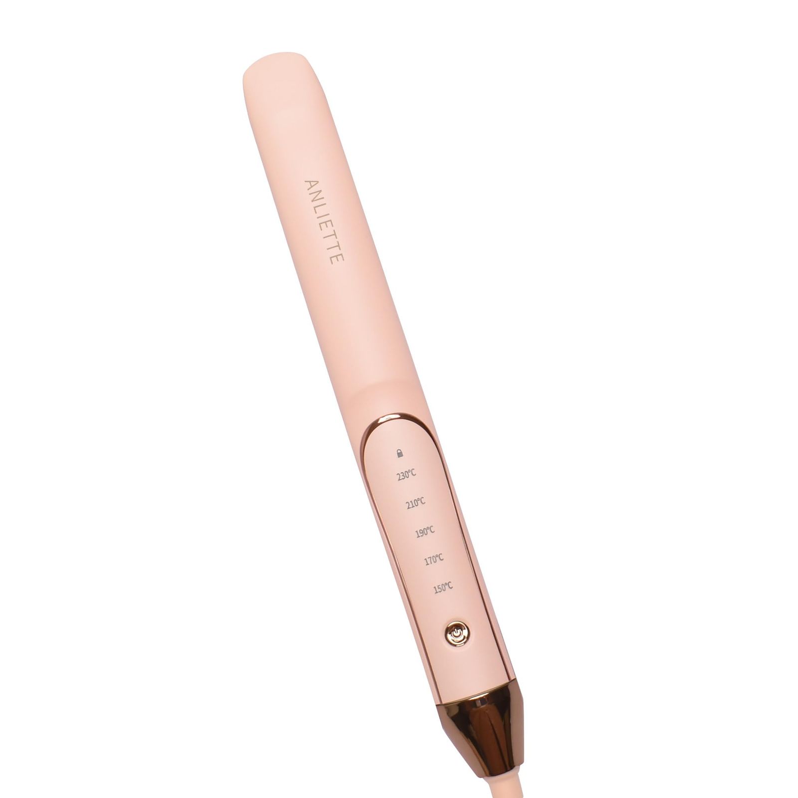 ANLIETTE ヘアアイロン ストレート 25mm 海外対応 立ち上げ最短約30秒 超軽量 150℃~230℃ AN-001 コーラルピンク コーラルピンク