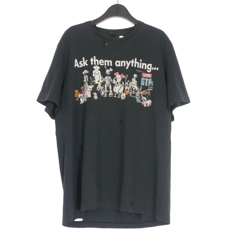 ダブレット doublet × PZ TODAY 24SS DEVICE GIRLS T-SHIRT ダメージ