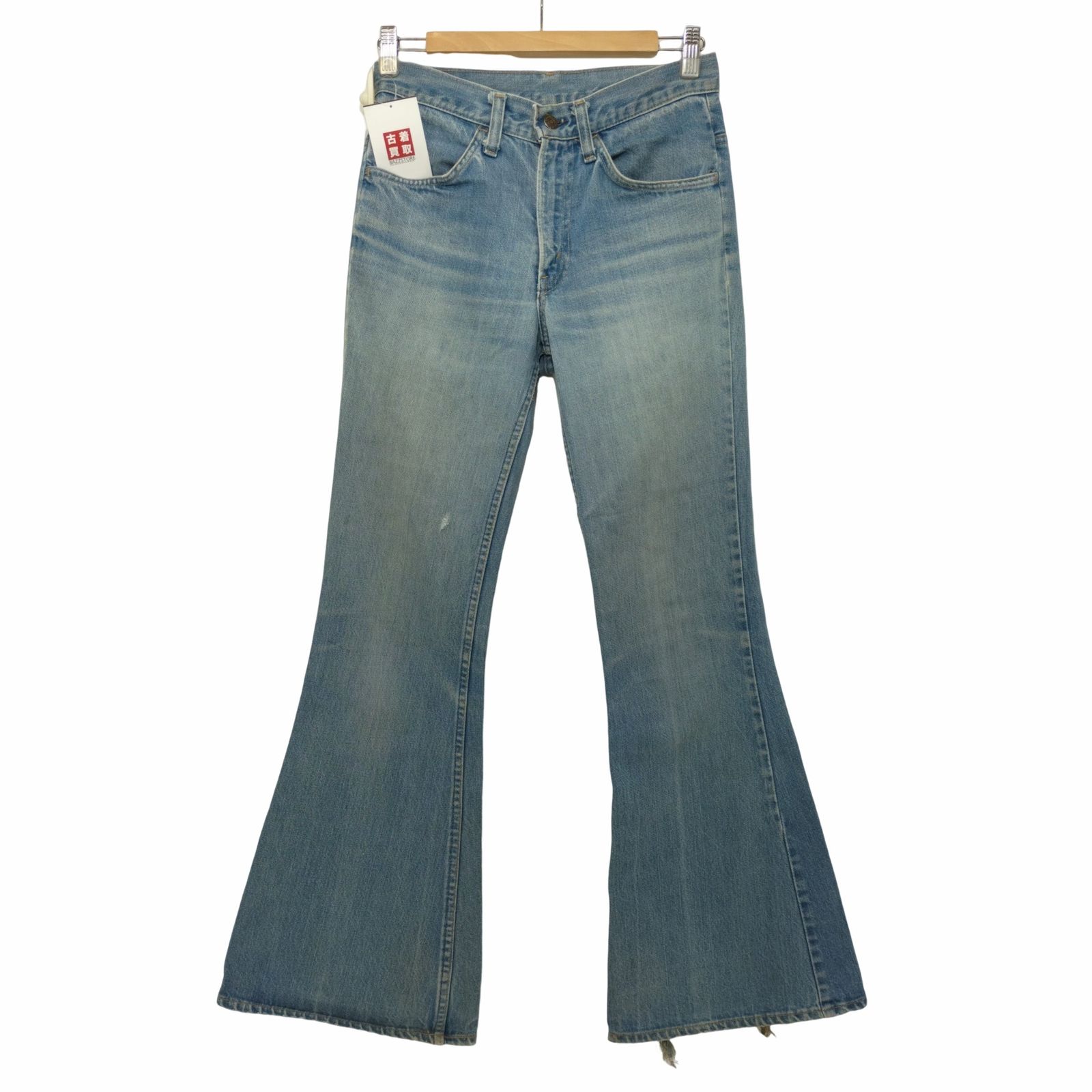 リーバイス Levis 70S 1977年8月 684 0217 ボタン裏8 42TALON ベルボトム ビッグベル ジッパーフライデニム メンズ  表記無