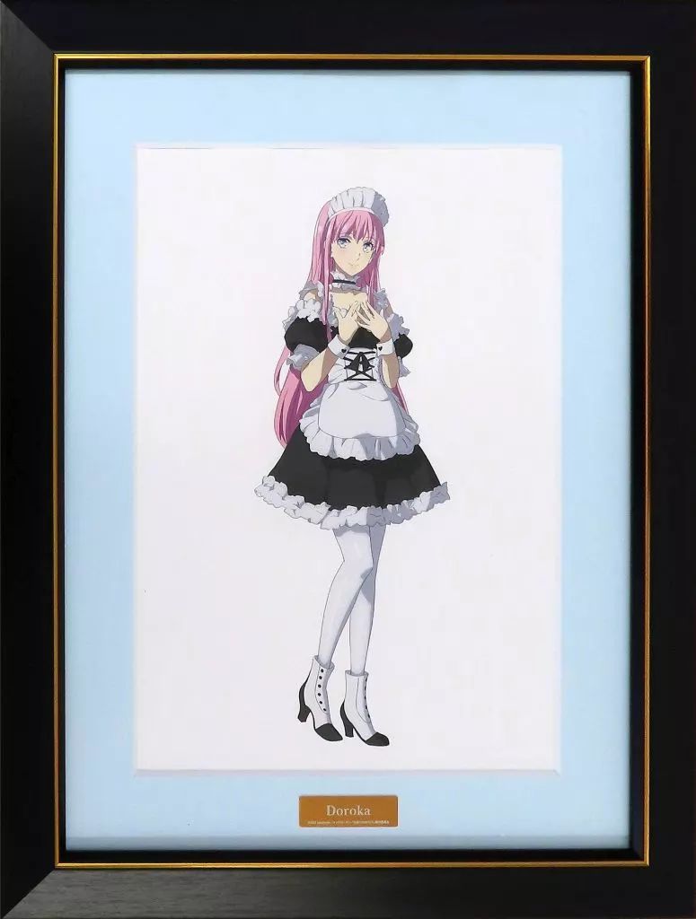 100%新品，限定セール 【中古】原画イラストボード TVアニメ「はめつのおうこく」 描き下ろし ドロカ メイドver. キャラファイングラフ その他