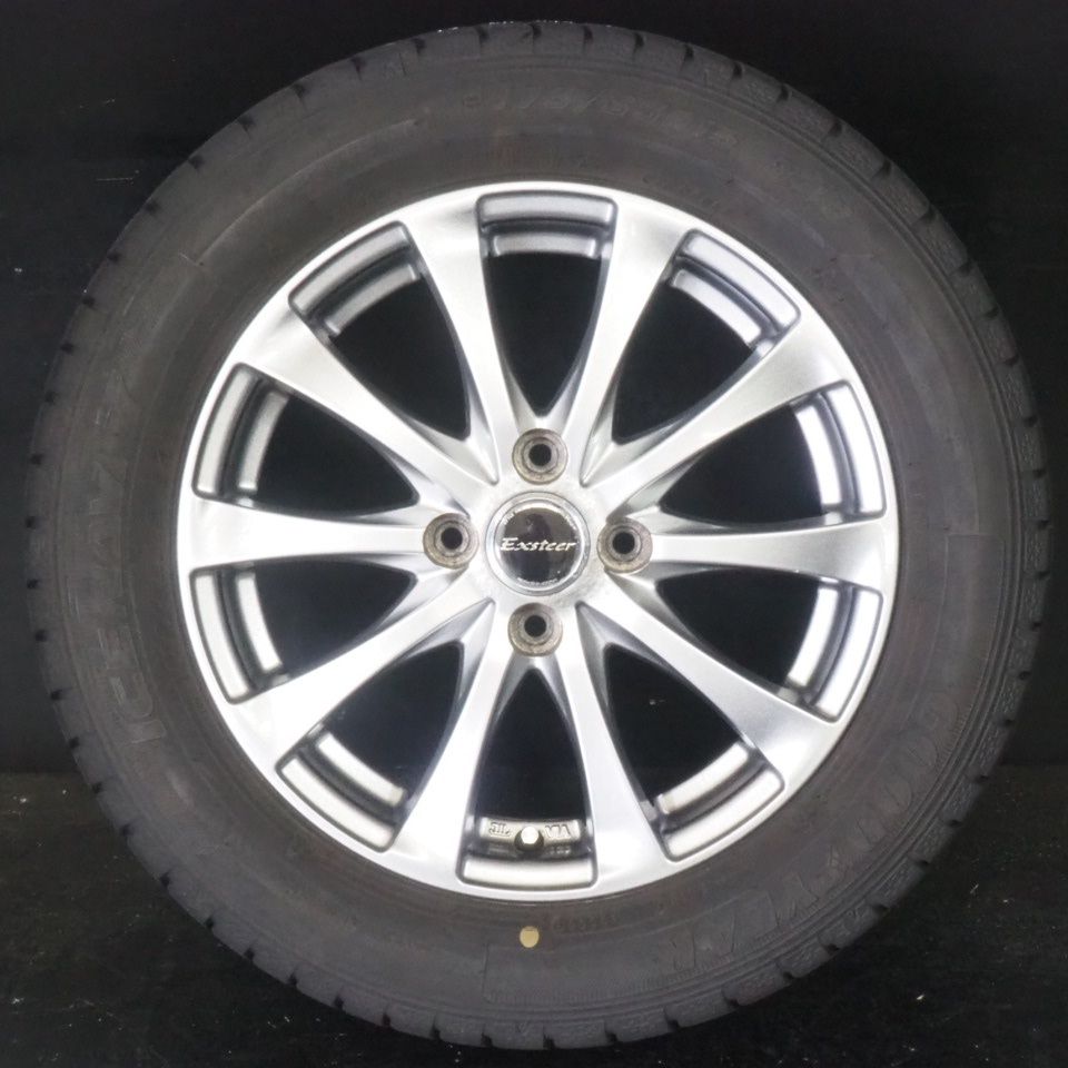 引取限定　グッドイヤー２４年製造　バリ山　スタッドレス Goodyear - 2024年製バリ山 アイスナビ スタッドレスホイール