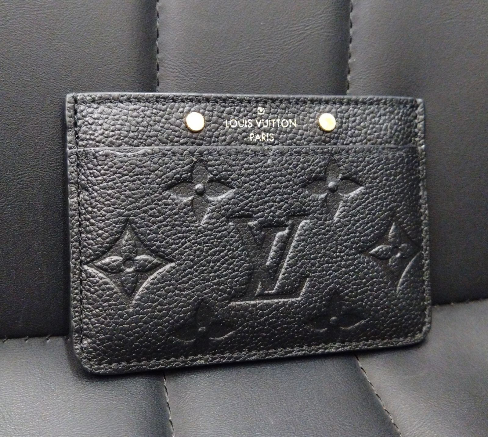 NA04662 LOUIS VUITTON ルイヴィトン モノグラム アンプラント ポルトカルト サーンプル カードケース ブラック M69171