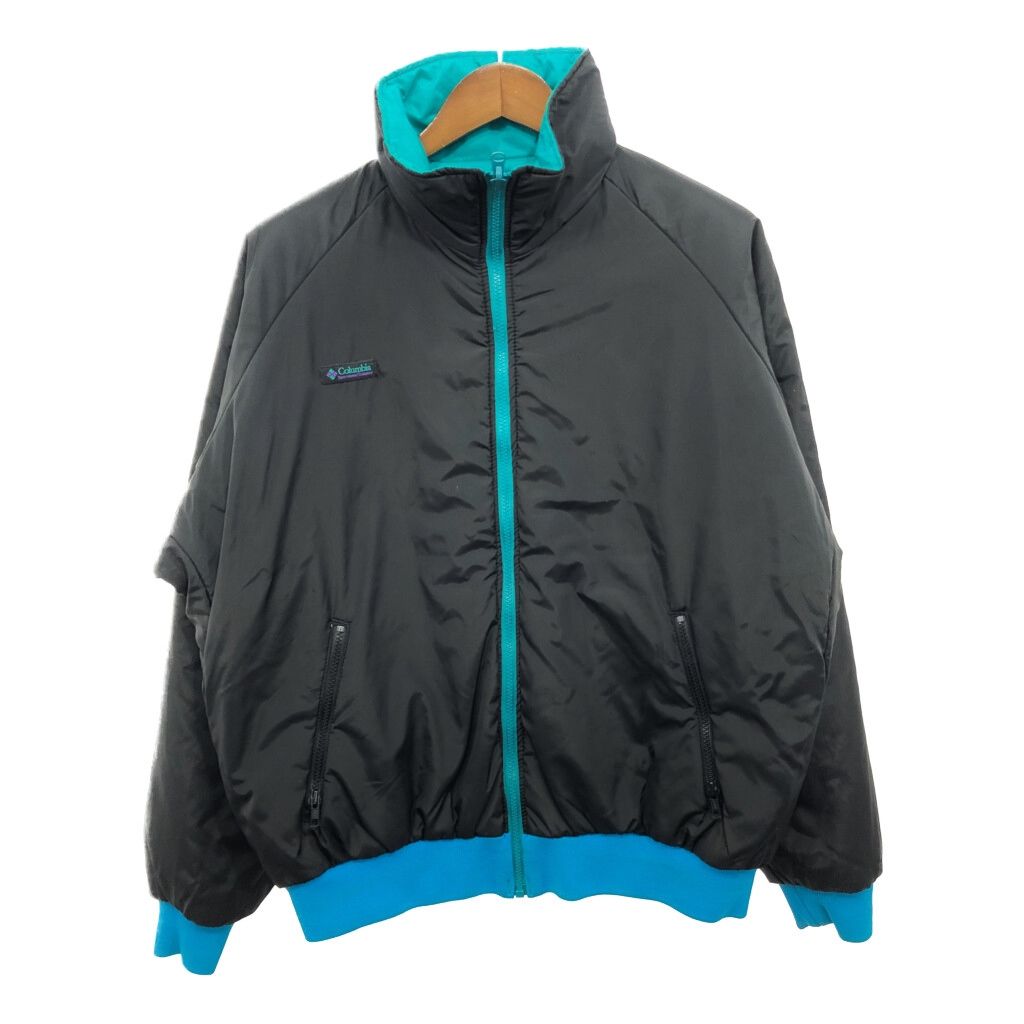 90年代 Columbia コロンビア リバーシブル 中綿 ナイロン