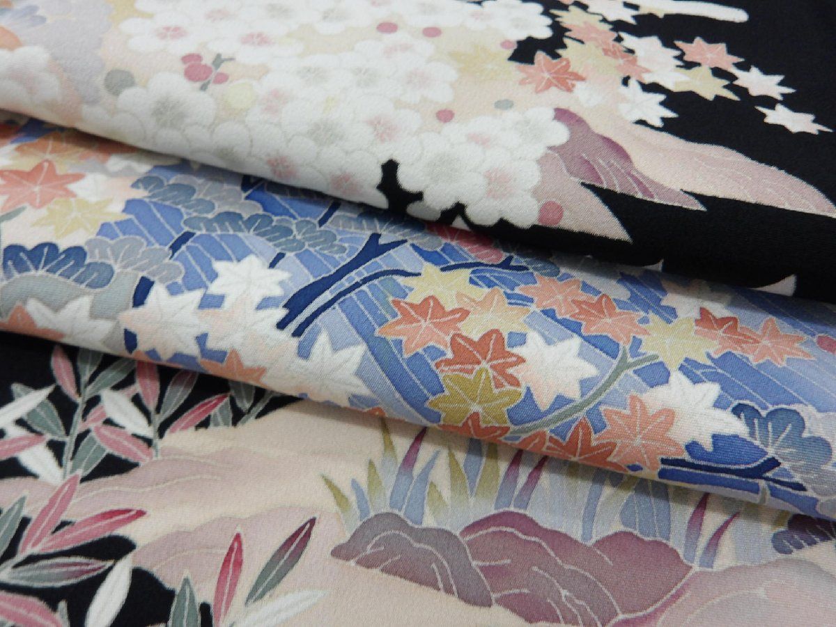 平和屋着物○本加賀友禅作家 杉浦伸 色留袖 浜松松竹梅樹林文