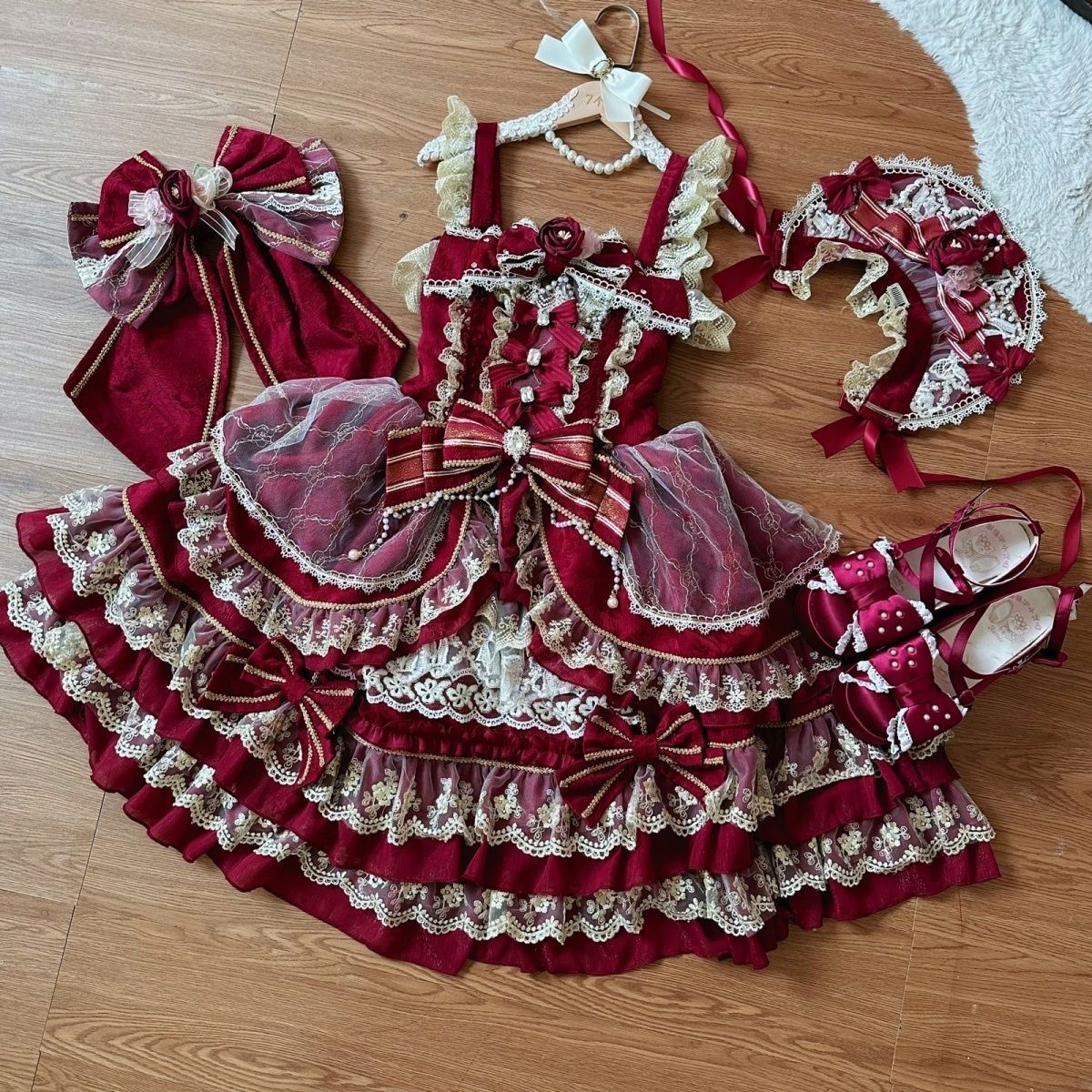 コスプレドレス lolita オリジナル 洋服 ロリータ ワンピース 女王様