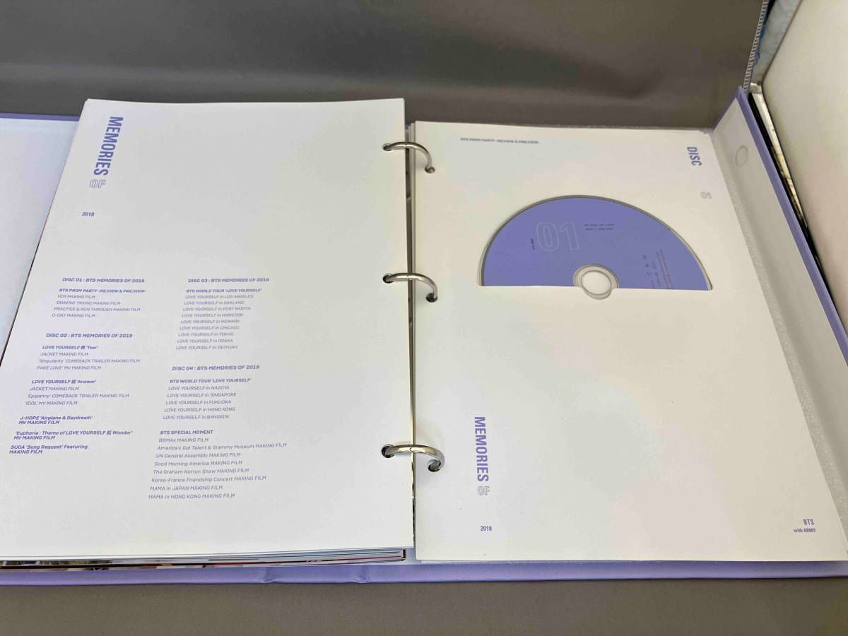 DVD BTS MEMORIES OF 2018(UNIVERSAL MUSIC STORE & FC限定版)