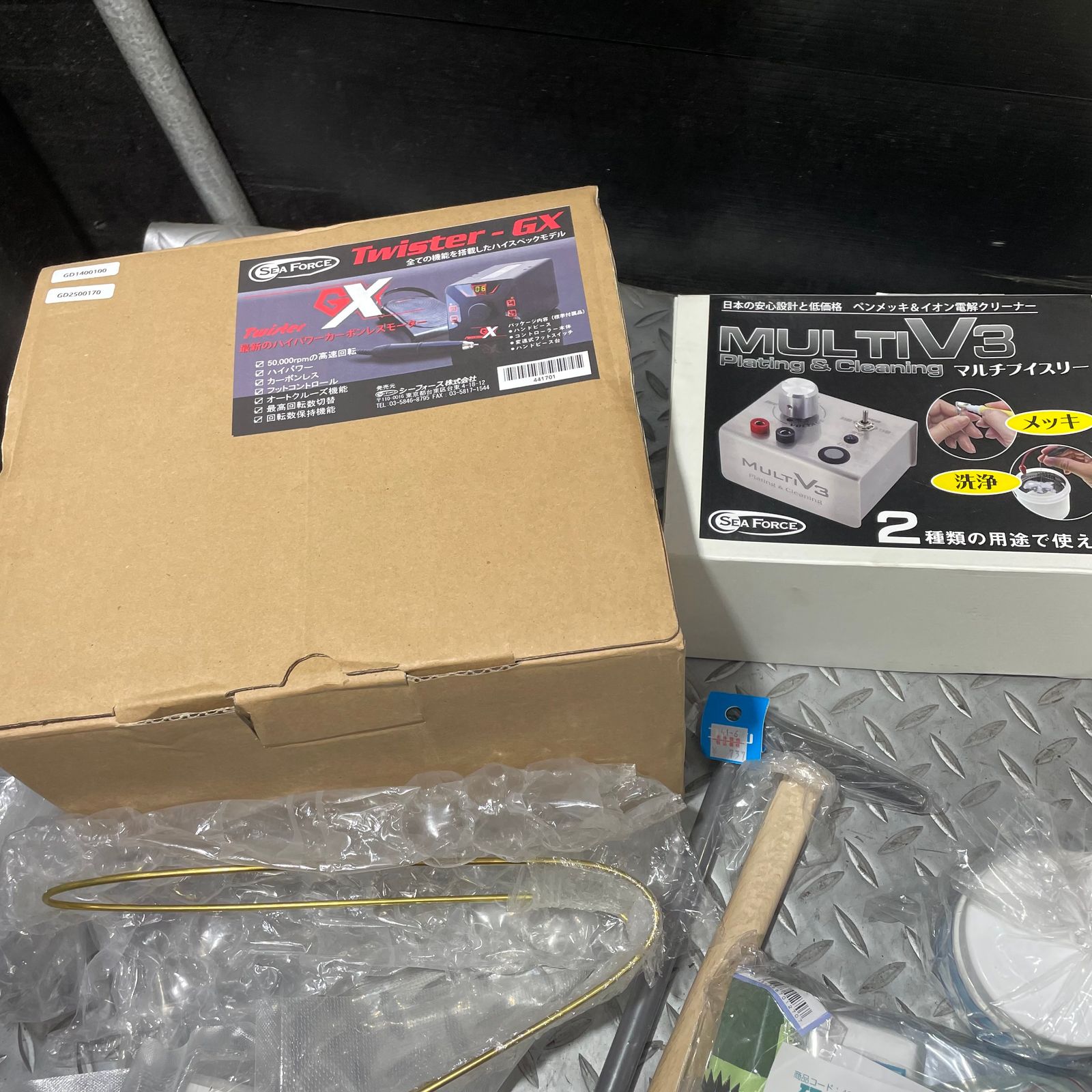 シーフォース 彫金加工セット ツイスターGX、マルチV3 ect シーフォース 彫金加工セット ツイスターGX、マルチV3 ect