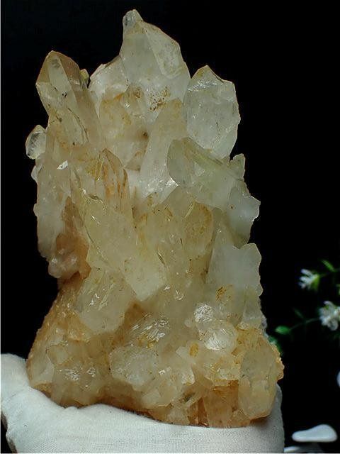 ◆超強いパワーヒマラヤ産天然水晶クラスターYT4B6 214B07B