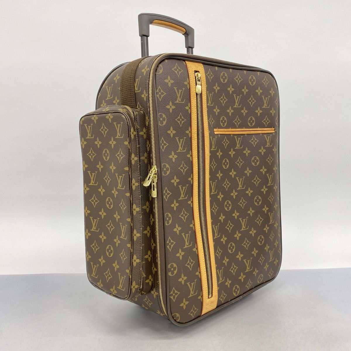 5md4941 ルイヴィトン キャリーバッグ モノグラム トロリーボスフォール50 M23259 ブラウン メンズ レディース ユニセックス
