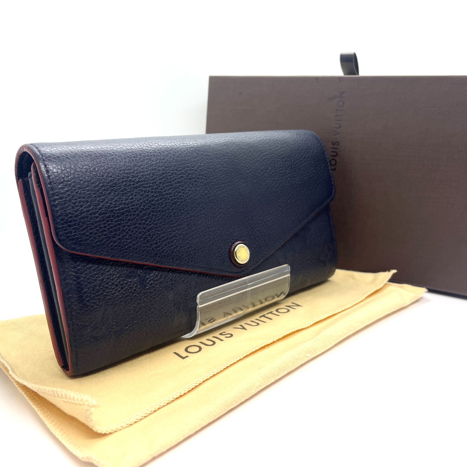 541 LOUIS VUITTON|ルイヴィトン モノグラム アンプラント ポルトフォイユ サラ 長財布 M62125