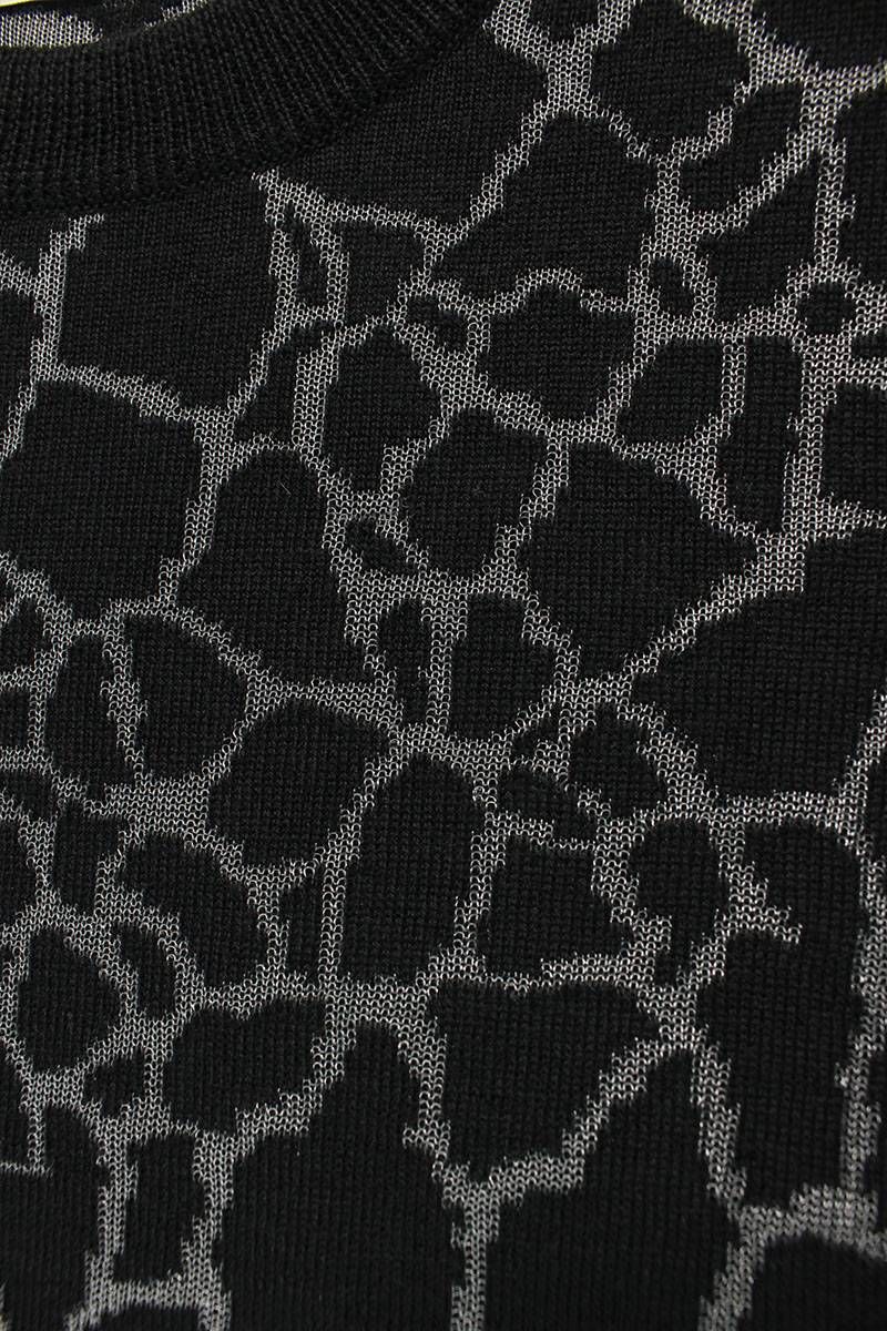 ジョンローレンスサリバン  23SS  Crack knit sweater 4A003-0123-43 クラック柄ニット メンズ S
