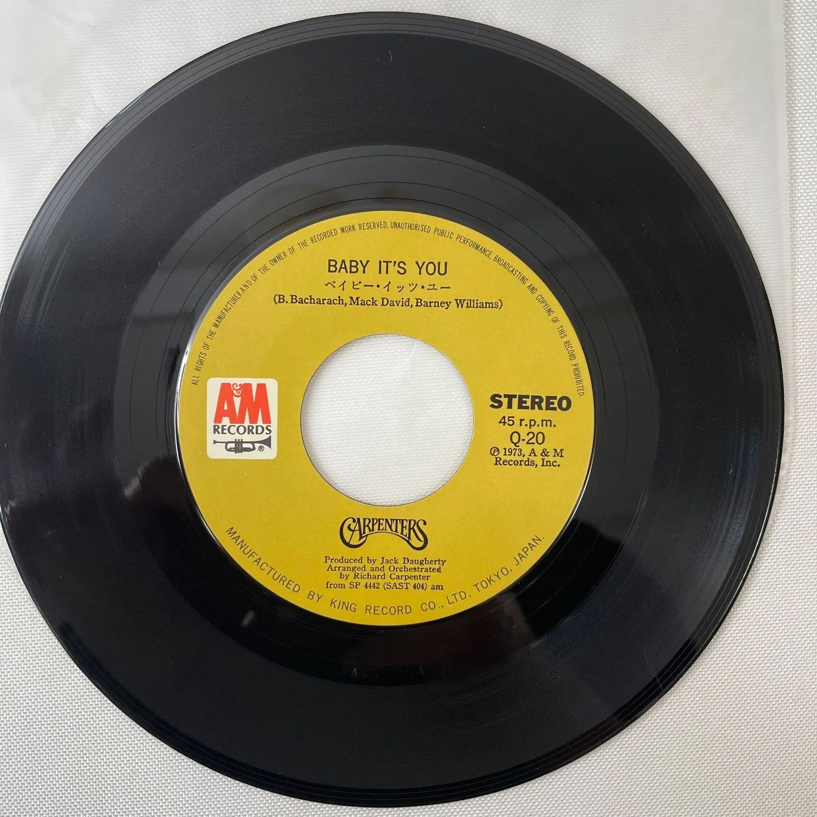 ABBA / Carpenters 新品レコード LP購入記録】カーペンターズ（ステレオ・ラボラトリー盤） | 音