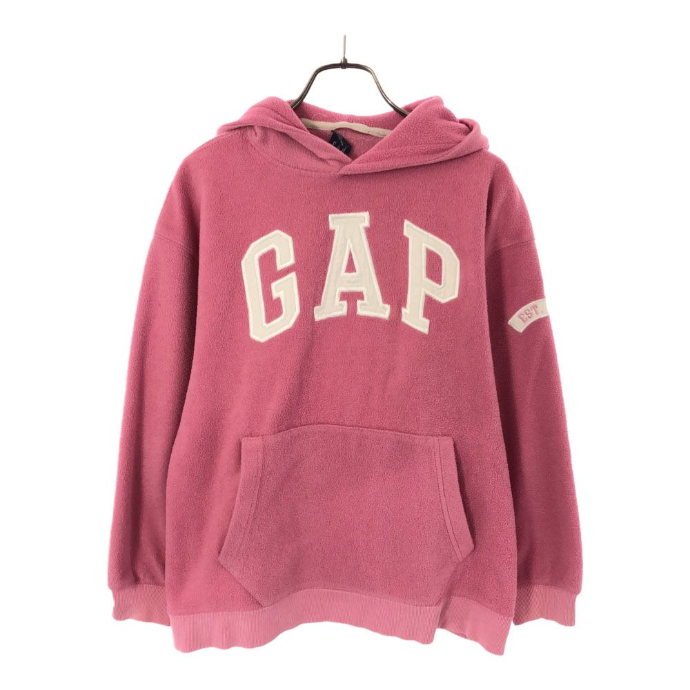 フリースパーカー Gap 赤パーカー 90s GAP フリース プルオーバー 