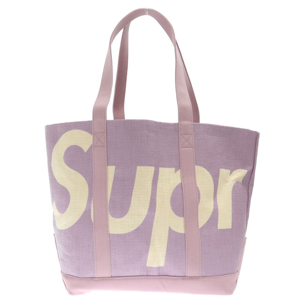 SUPREME (シュプリーム) 20SS Raffia Tote ラフィアトートバッグ