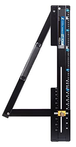 Style たためるNext_Size 45cm シンワ測定 Shinwa Sokutei 丸ノコガイド定規 たためるエルアングルＮｅｘｔ４５㎝ 角度切断機能付 73121