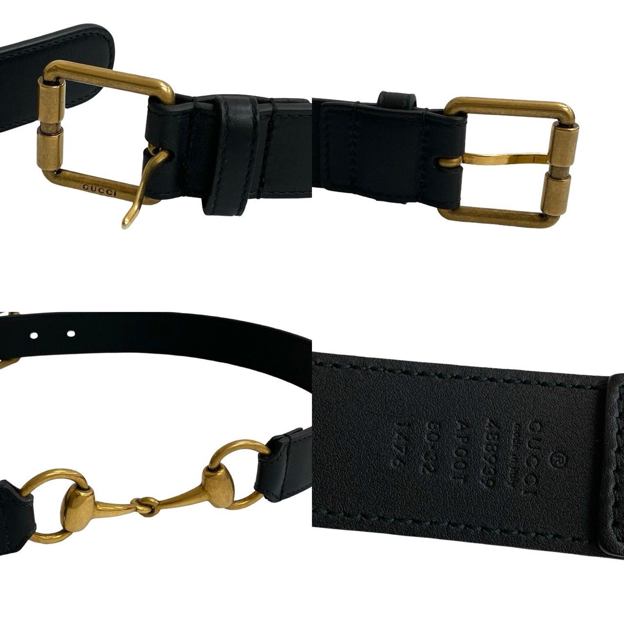 未使用保管品 希少品 箱 袋付き GUCCI グッチ ホースビット ロゴ