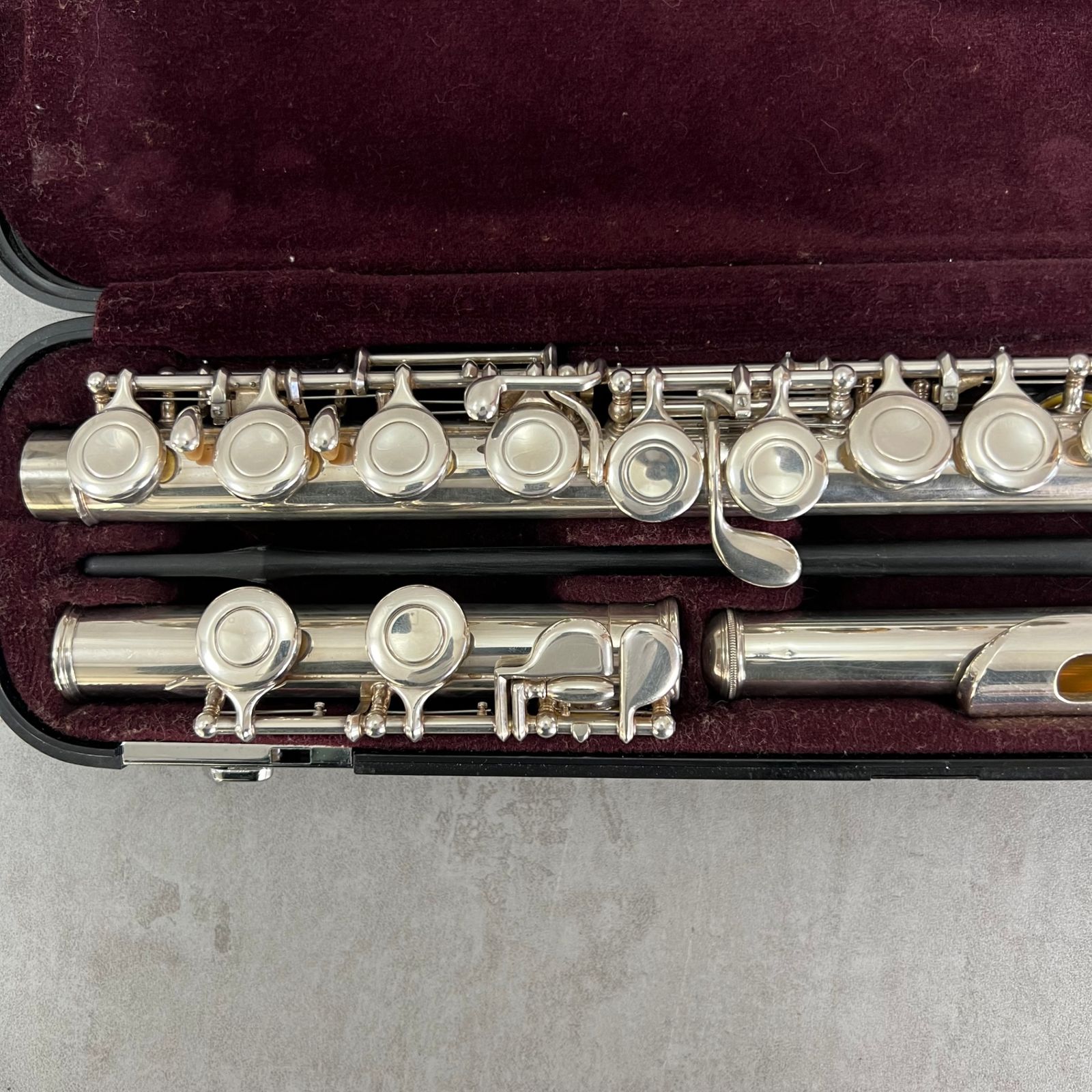 美品USAエルクハート フルート ゲマインハート2SP SilverPlated