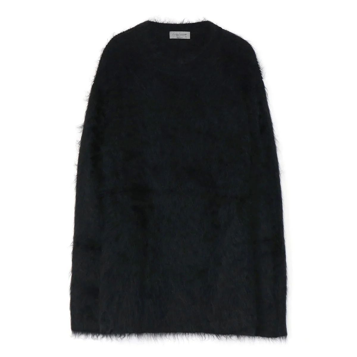 Yohji Yamamoto POUR HOMME｜ヨウジヤマモト プールオム 10G HALF CARDIGAN FUR FINISH CREW NECK モヘアニット