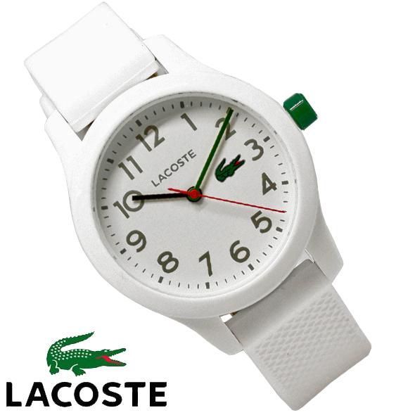 新品】ラコステ 腕時計 レディース キッズ 兼用 時計 ホワイト LACOSTE