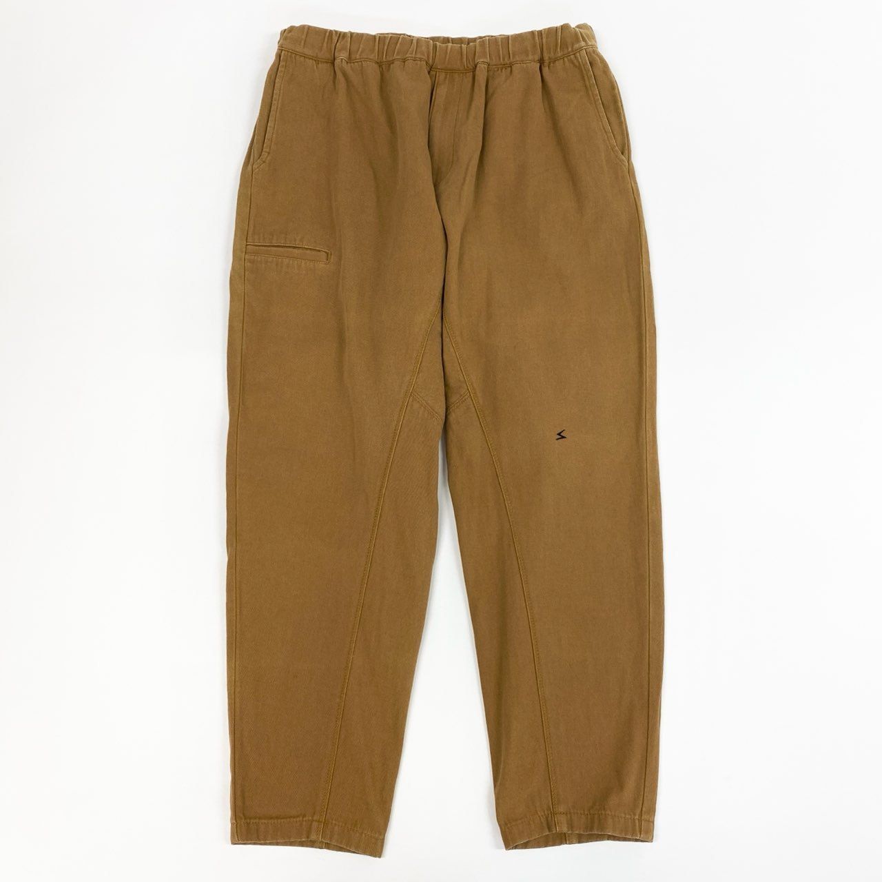 46j3 UNDERCOVER アンダーカバー Co Liツイルイージーパンツ ボトムス PRE-COLLECTION ワンポイント刺繍 UP1D4506 3 キャメル コットン メンズo07t