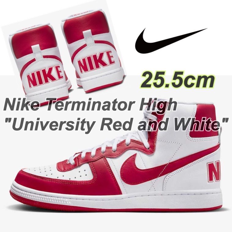 NIKE TERMINATOR HIGH ユニバーシティレッド ホワイト Nike Terminator High 