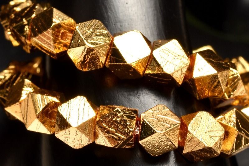 ゴールドコーティング キューブカット