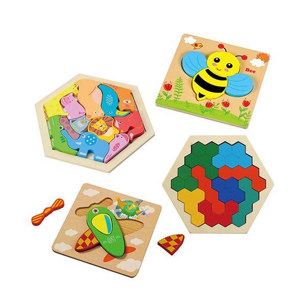 ARTEC いろかたち木製パズルセット ATC75738