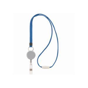 ライオン事務器 名札用ストラップ レッドN-5P 1セット（10本） 【×10セ
