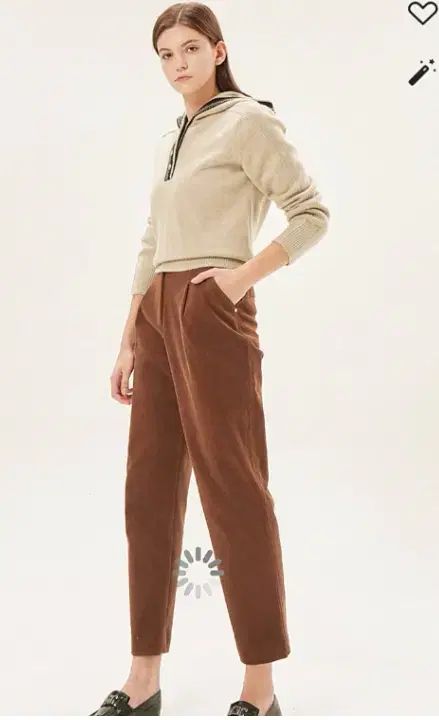 TIME タイム TIME The HANDSOME 片あご コーデュロイ パンツ 44 サイズ 正規品