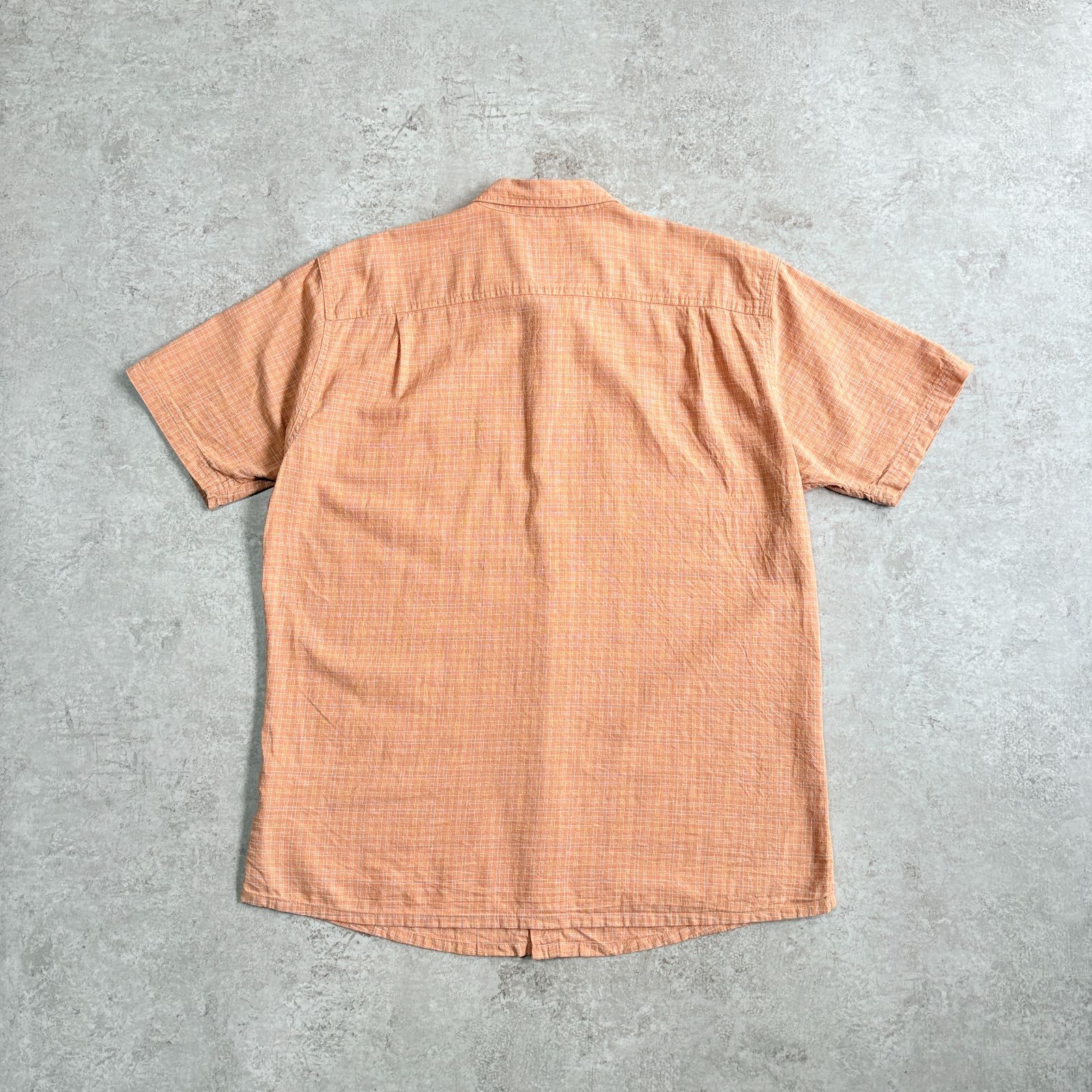【美品】Patagoniaパタゴニア/ HEMP半袖シャツ/ L Patagonia” HEMP STRIPE SHIRT パタゴニア リネンシャツ