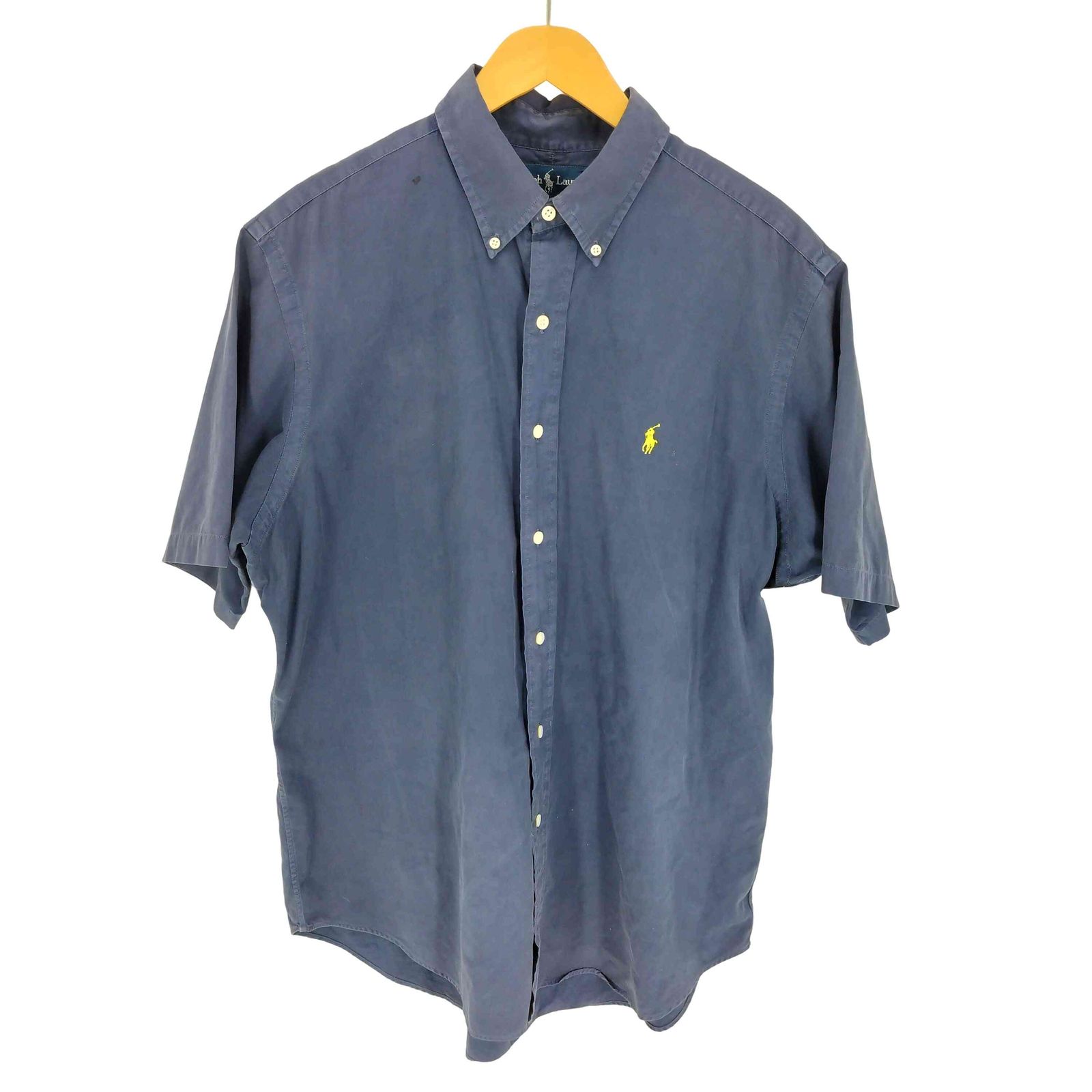 未使用 L ラルフローレン BDシャツ CLASSIC FIT ポニー 刺繍 青 ラルフローレン RALPH LAUREN CLASSIC FIT ポニー刺繍 S/S B.D
