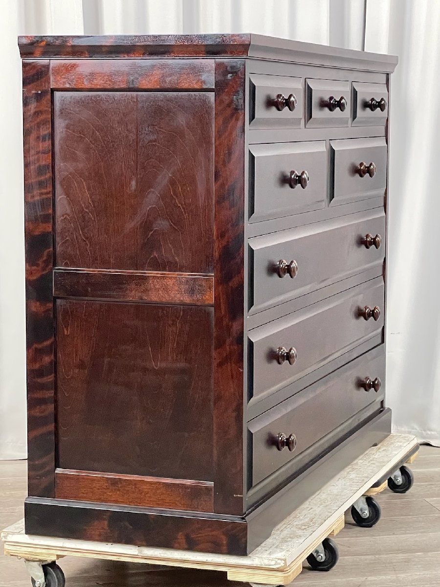 北海道民芸家具 整理箪笥 ハイチェスト 収納 北海道民芸家具 整理箪笥