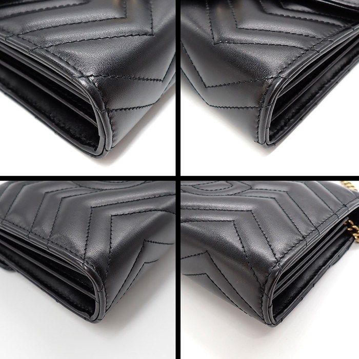 グッチ GUCCI ショルダーバッグ GGマーモント チェーンウォレット