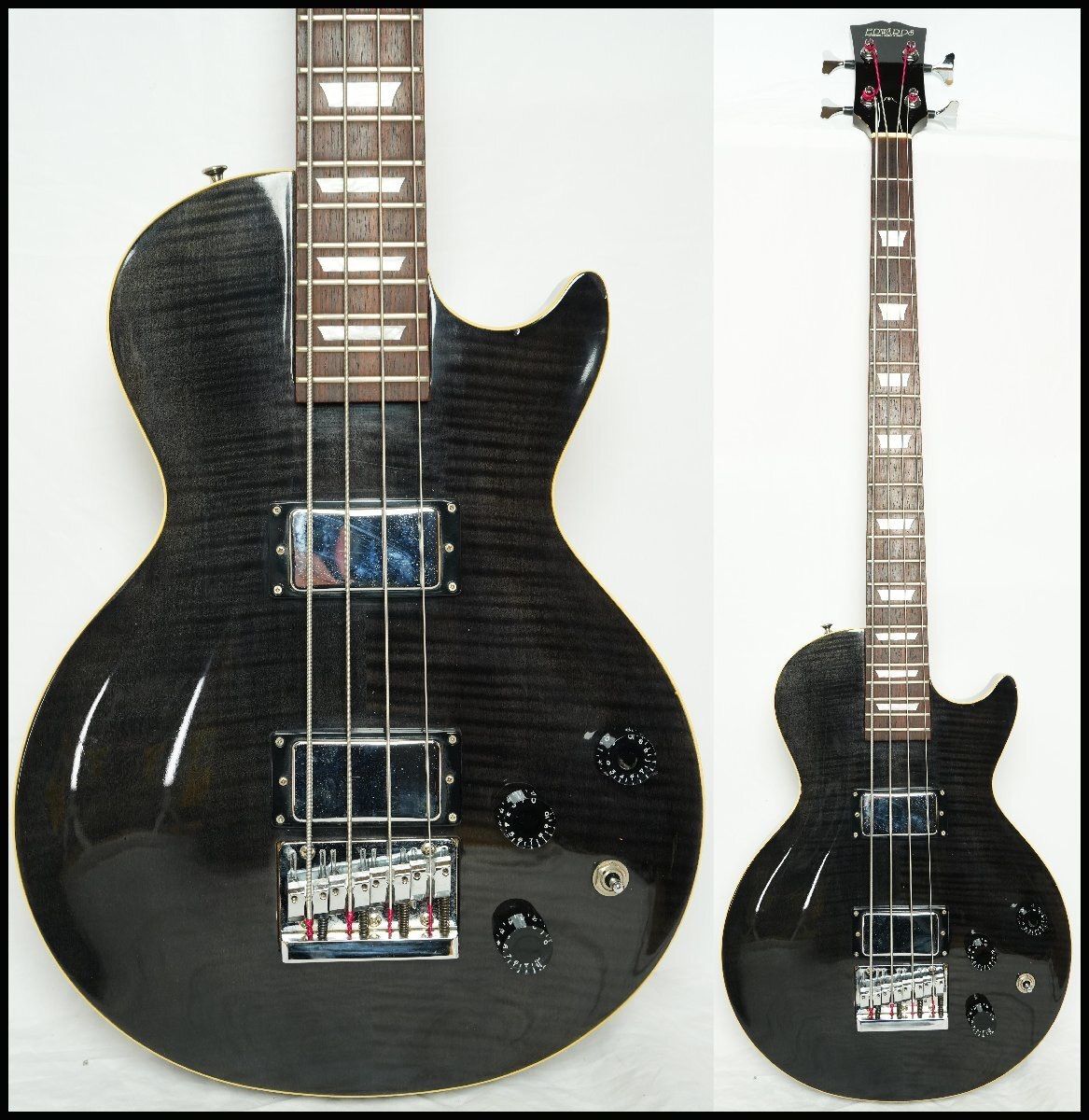 EDWARDS by ESP E-LB シースルーブラック レスポールベース エドワーズ メイプルネック