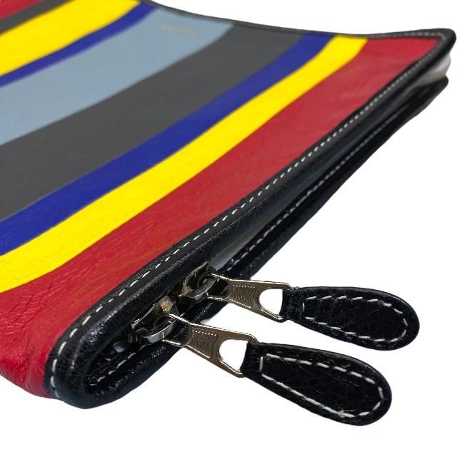 バレンシアガ　クラッチバッグ　バザール　レザー　マルチカラー BALENCIAGA バレンシアガ バザール クラッチバッグ クラッチ