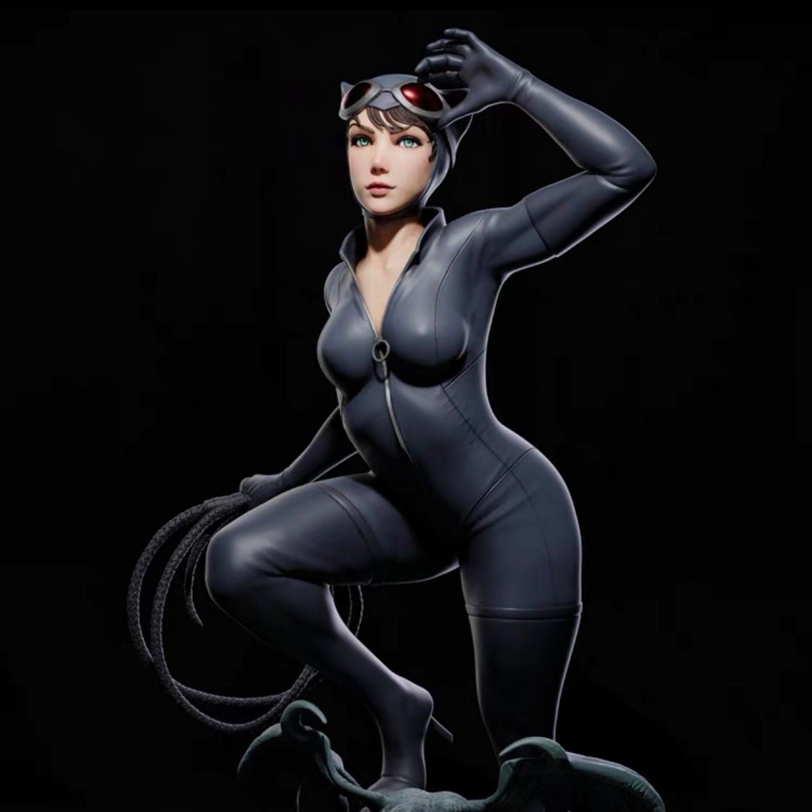 女性が喜ぶ♪ 1/6 キャットウーマン 28cm 未塗装フィギュア ガレージキット その他
