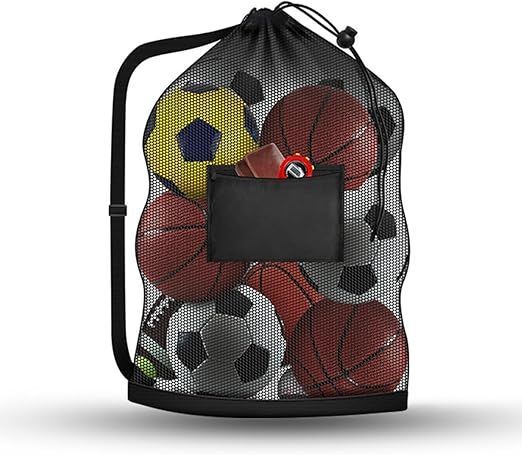 在庫処分】[FFTQTOYS] サッカーボール ネット袋 ボール収納袋 ボール